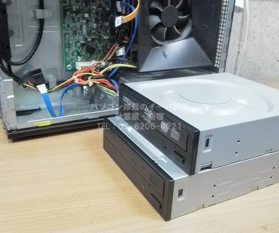 Inspiron660s DVDドライブ交換