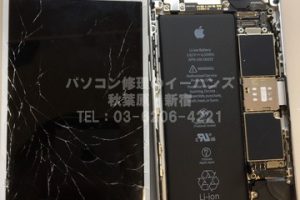 iPhone6s ガラス割れ交換