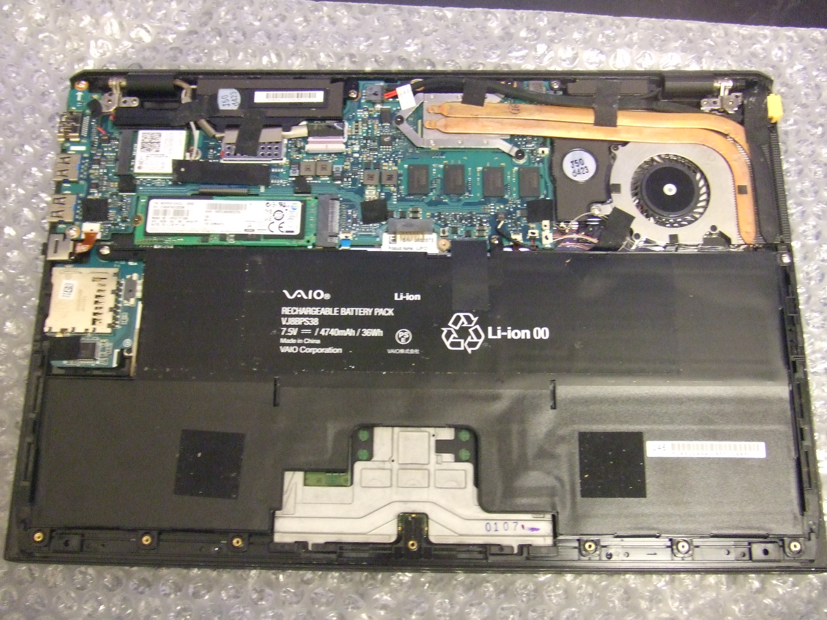 VAIO Pro13のパソコン修理【発熱、電源が落ちる】 | パソコン修理 
