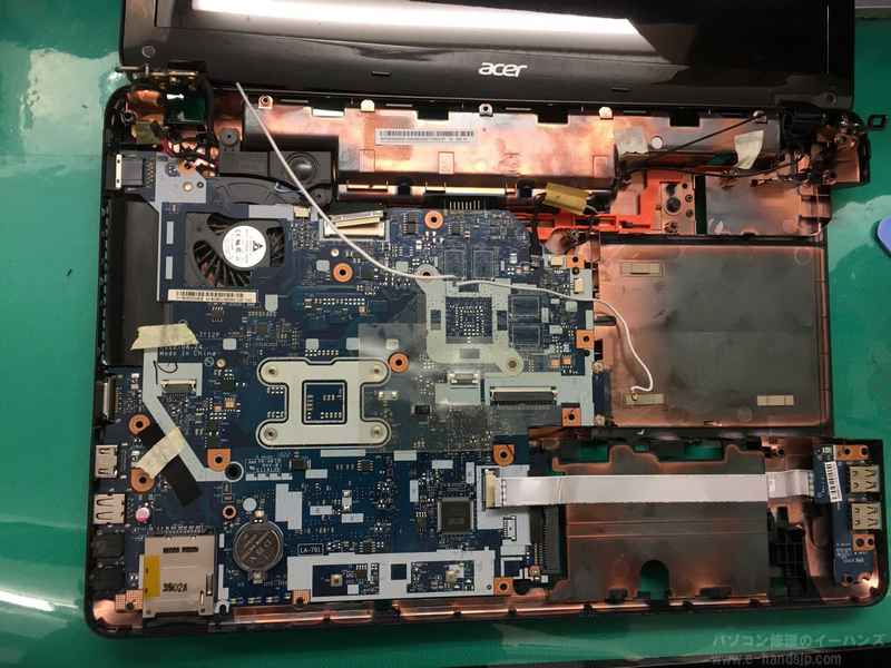 Acer Aspire E1 DCジャック交換 | パソコン修理ブログ イーハンズ 東京 