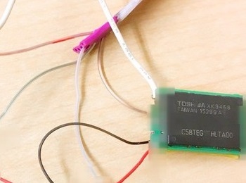 USBメモリ基板折れからデータ復旧