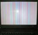 液晶画面、ライン抜け