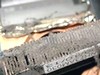 ファン内部のホコリ